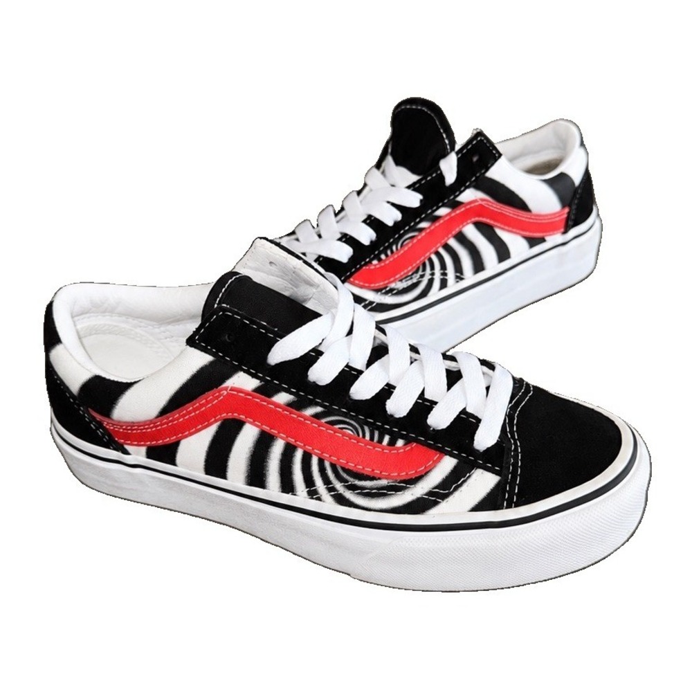 Vans Old Skool Style 36 Swirl Shoes Men 4 Women 5.5 Black Coral Canvas NEW